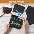 Silunkia Black Blank Greeting Cards 4x6 Heavyweight Flat Cardstock 20 Pack