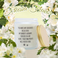 DFQ Freesia Scented Pet Memorial Candle Sympathy Gift for Dog Lovers