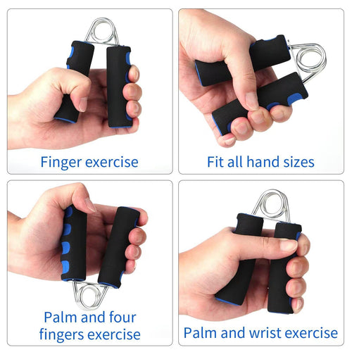 2 Pcs Soft Foam Hand Exerciser，Strengthen Hand Grip Exerciser for Quickly Increa
