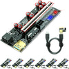 Ubit PCI-E GPU Riser, 6-Pin Powered PCIe X1 to X16 Extension Cable for ETH Mining