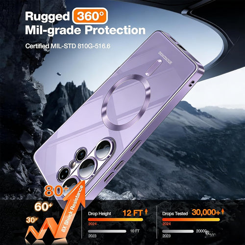 Magnetic for Samsung Galaxy S26 Ultra Case,[Compatible with MagSafe] [Full Camer