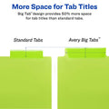 Avery Dividers for 3 Ring Binders, 5-Tab, Plastic, Insertable, 24 Sets (11900)