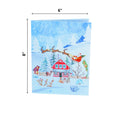 PQ Bees Winter Town Merry Christmas 3D Pop Up Cards w Envelope
