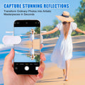 Camera Mirror Reflection Clip — Clip-On Selfie Mirror for Back Camera, Scratch-R