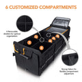Large Trunk Organizer With Built-in Leakproof Cooler Bag, 2 Tie-Down Straps