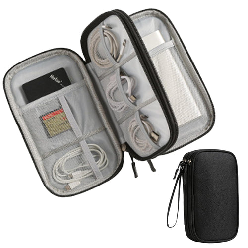 Cable Organizer Bag — Portable Storage Box for Power Bank, Charging Cables & USB