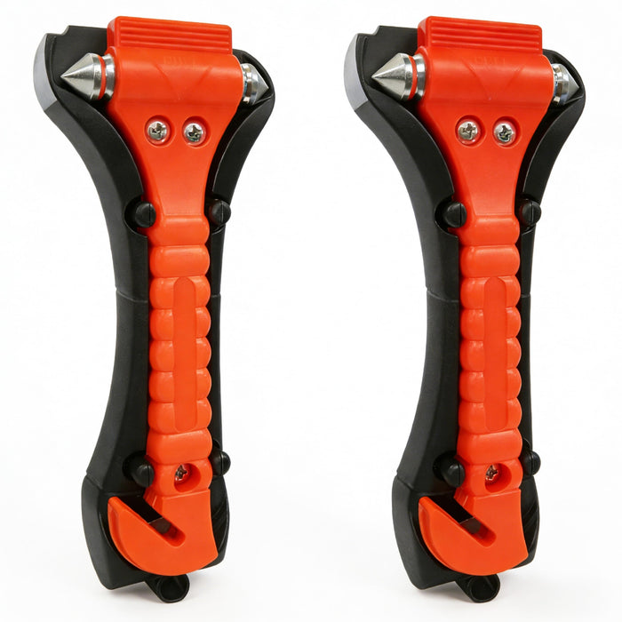 Car Window Breaker Hammer and Seat Belt Cutter 2-in-1, Emergency Escape Tool, Sa