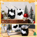 Yoiemivy French Bulldog Insulated Wine Tumbler Set 2, 12oz, Christmas Gift