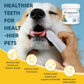 Opdent Dog Teeth Cleaning Wipes No-Rinse Dental Finger Wipes 50 pcs Unscented