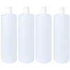 32oz  HDPE Plastic Cylinder Squeeze Bottles with Dispensing Press Disc Top Caps