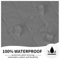 Easy-Going Waterproof Reversible Dog Bed Cover 68x86 Gray/Light Gray