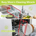 HORIBND Glass Cutting Board Set 2pcs Clear 15x10 Non-Slip Dishwasher Safe