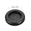 uxcell Rubber Grommet Round Double-Sided Mount Dia 32mm Wire Protection 20pcs