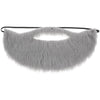 Lusofie Grey Fake Beard Elastic Realistic Costume Facial Hair for Role Play