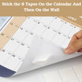 Lbylyhxc 2026 Yearly Wall Calendar Planner X-Large 34.7x22.8 Colorful