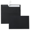 Silunkia Black Blank Greeting Cards 4x6 Heavyweight Flat Cardstock 20 Pack