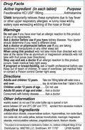 RXZELL Fexofenadine HCl 180mg 24-Hour Antihistamine Non-Drowsy 30 Count
