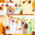 SRIZIAN 9 Pack Maple Leaf Wind Chimes Kit DIY Wood Crafts Kids Autumn Party