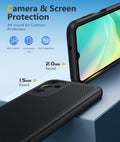 Galaxy A14-5G Phone Case: Samsung A14 5G Military Grade Drop Protection, 14Ft Dr
