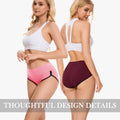 CAILECOTTON Womens Underwear Cotton Panties for Women Plus Size Panties Pack 2/5