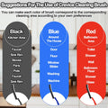 XANGNIER Hard Bristle Crevice Cleaning Brush 3 Pcs Multicolor