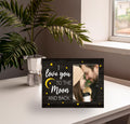 CAIFZ I Love You to the Moon and Back Picture Frame 4x6 Gift for Couple