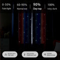 XiDi Dream Star Blackout Curtains W52x L72