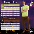 Apragaz Mens Halloween Costume Retro Mystery Solver Green Brown Size L
