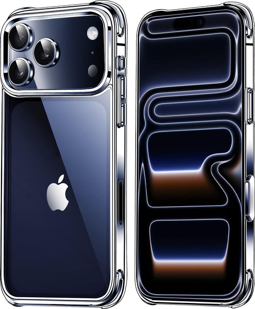 17 Pro Case Clear [Not-Yellowing] [Military-Grade Drop Protection] Shockproof Pr