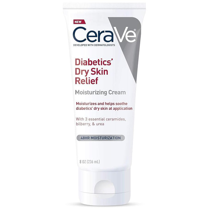 CeraVe Diabetics Dry Skin Relief Moisturizing Cream 8 Oz