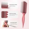 AM 8:00 Curly Hairbrush Curl Defining Voluming Styling Tool Pink
