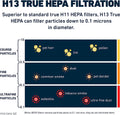 Air Purifier Hepa Filter Replacement Filter for HSP002 Smart Purifiers 1 filter