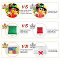 HiParty Thanksgiving Toss Game with 4 Bean Bags, Classic Fall Festival Design