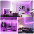 Pink Led Strip Lights, 12V Led Light For Bedroom With 300 Led Cuttable Tape Ligh