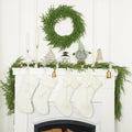 XmasExp Norfolk Pine Garland 6FT Realistic Artificial Christmas Green