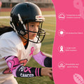 PABOBIT Breast Cancer Awareness Pink Ribbon Arm Sleeves Football 1 Pair Size