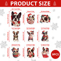 Ciazoxa Christmas Golden Doodle Tree Topper 9Pcs Ornament Xmas Decor