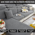 Disayu Sofa Couch Cover Stretch Washable Slipcover Beige Large Double Seat
