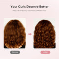 AM 8:00 Curly Hairbrush Curl Defining Voluming Styling Tool Pink