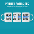Panvola Best Effin' Neighbor Coffee Mug 11oz White Ceramic Funny