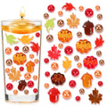 Chffcuh 130 PCS Thanksgiving Vase Fillers Fall Decor Acrylic Pumpkin Pearls