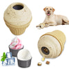hwnguJ Durable Freezable Ice Cream Dog Toy for Aggressive Chewers