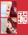 Onogola Party Glitter Temporary Tattoos Lucky Number 13 Stickers ST02