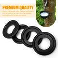 leechio 25 PCS Automotive Oil Drain Plug Gasket M14 Rubber Seal Black