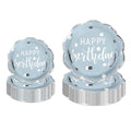 LeZakaa Birthday Paper Plates Set 50pcs 7 & 9 Inch Happy Birthday Balloon
