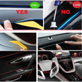 EL Wire Car Interior Neon Strip Lights 2M — USB 5V with Fuse Protection for Dash