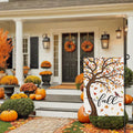 Decorhua Fall Garden Flag Burlap 12x18 Inch Double Sided Thanksgiving Maple Leaf