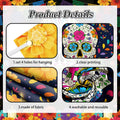 Sendy Day of The Dead Sugar Skull Backdrop 7x5ft Vibrant Colors Vinyl