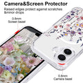 iPhone 16 Case [Compatible with Magsafe], Cute Flower Girls Women Clear Case