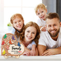 HPNIUB 3D Family Tree Decor Personalized Names Sign 11.4x11.2 Multicolor
